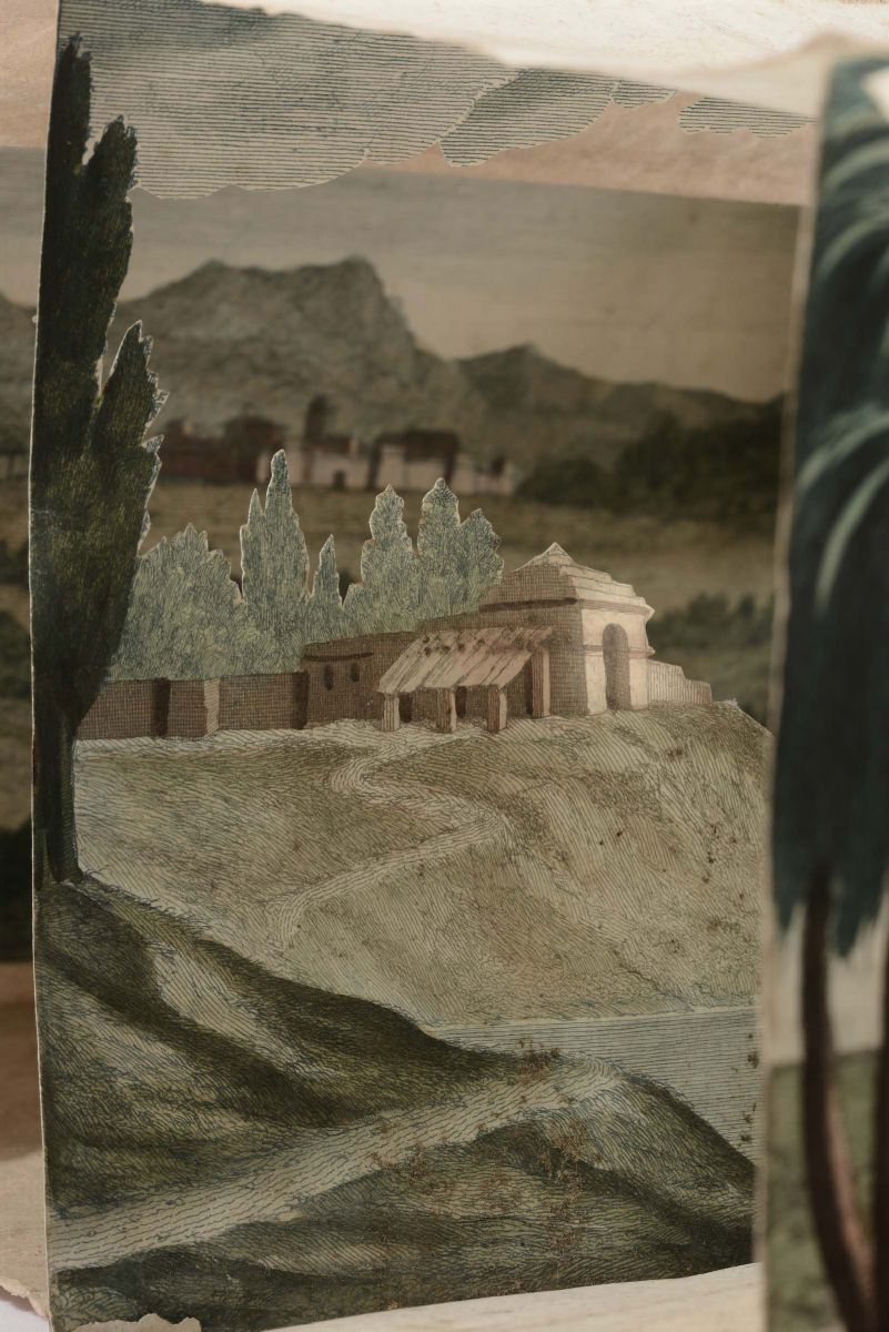 Veduta Ottica Raffigurante Natività, Edizioni Vallardi Milano, XIX Secolo