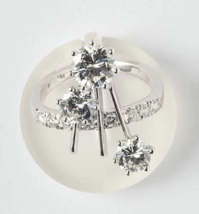 Anello con Diamanti Diamanti