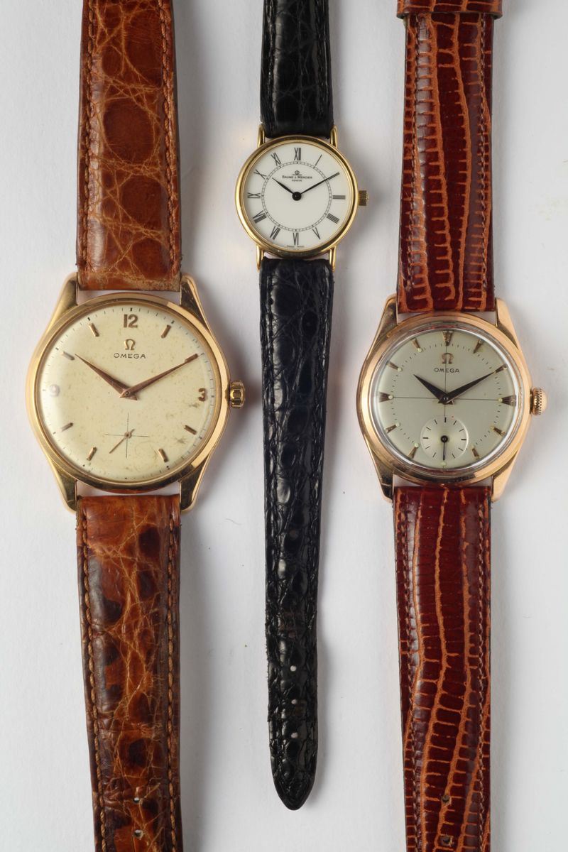 Lotto composto da tre orologi da polso,  - Auction Ancient and Contemporary Jewelry and Watches - Cambi Casa d'Aste