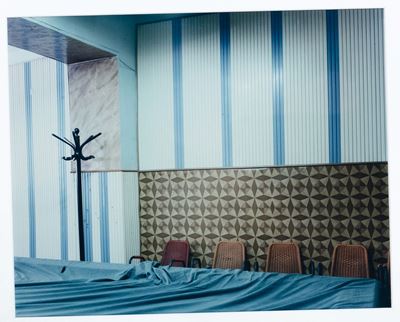 Vincenzo Castella (1952)“biliardo Blu”, dalla Serie Geografia Privata di Vincenzo Castella 1975-1...