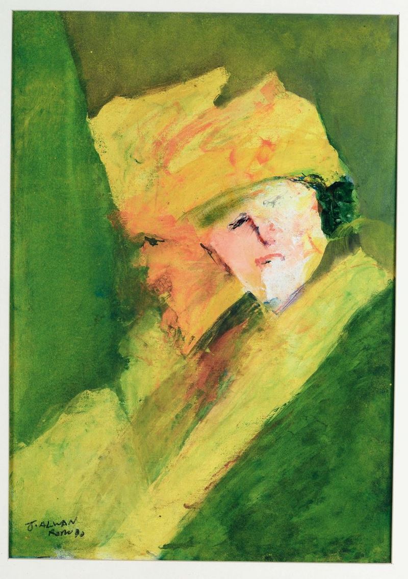 Jaber Alwan (1948) Senza titolo, 1997  - Auction Fine Selection - II - III - Cambi Casa d'Aste