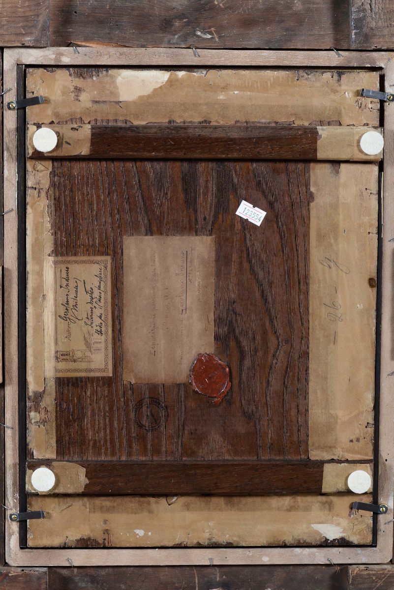 Gerolamo Induno (milano 1827-1890)interno Rustico