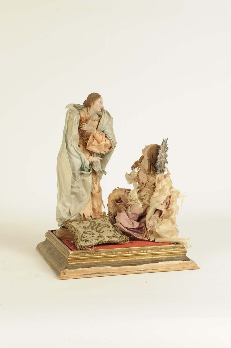 Gruppo del compianto, Napoli, fine del XVIII secolo  - Auction Antique Online Auction - Cambi Casa d'Aste