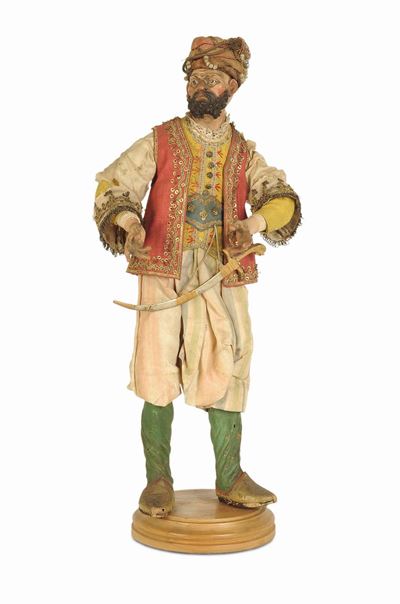 Orientale con Barba e Turbante, Napoli, Fine del XVIII/inizi del XIX Secolo