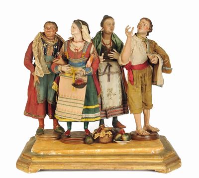 Gruppo di Contadini, Napoli, XIX e XX Secolo