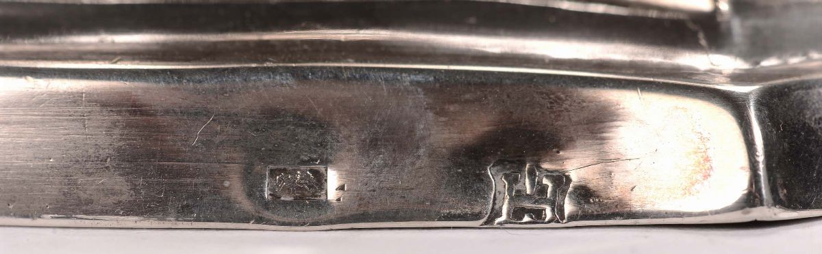 Coppia di Candelieri in Argento Sbalzato e Cesellato, Punzone della Torretta con Datario 1768
