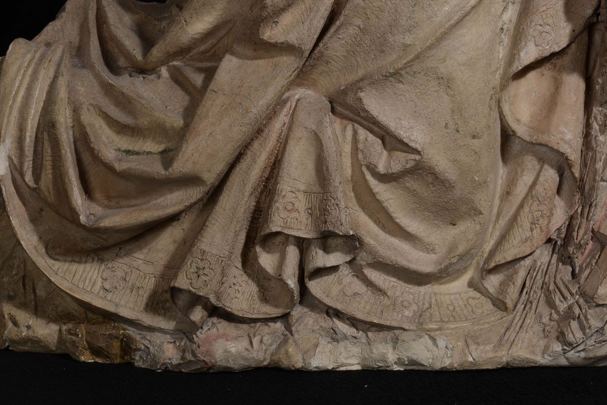 Madonna con Bambino in Terracotta, Arte Dell’italia Centro Meridionale (abruzzo?) del XVI Secolo