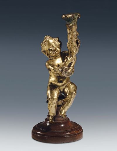 Arte Italiana del XVII Secoloputto Reggicornucopia