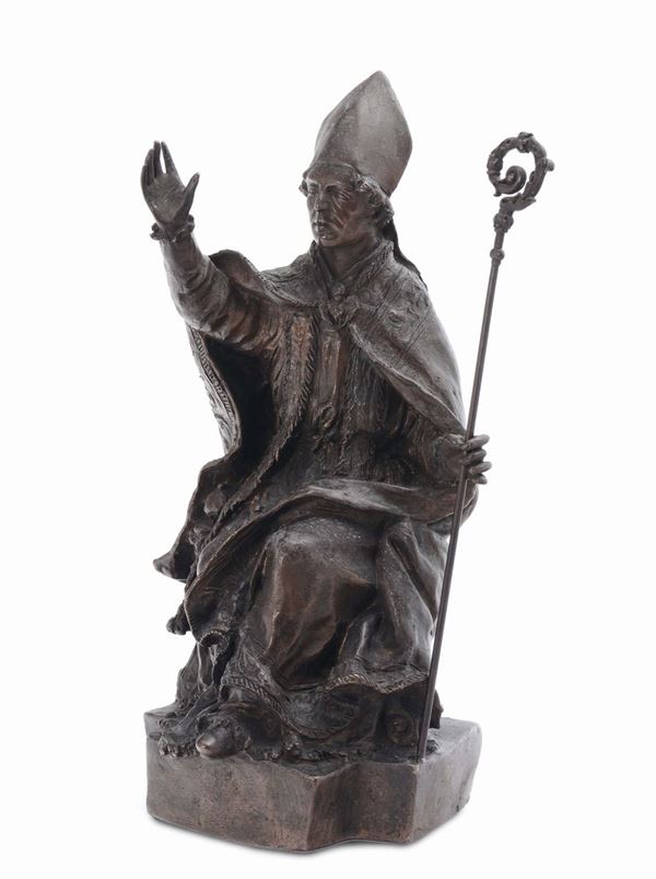  Papa seduto benedicente