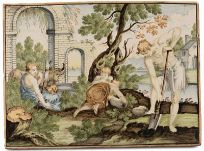 Mattonella di Maiolica, Castelli XVIII Secolo