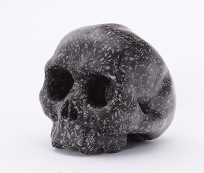 Memento Mori in Serpentino Nero