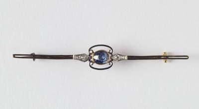 Spilla con Pietra Azzurra Sintetica