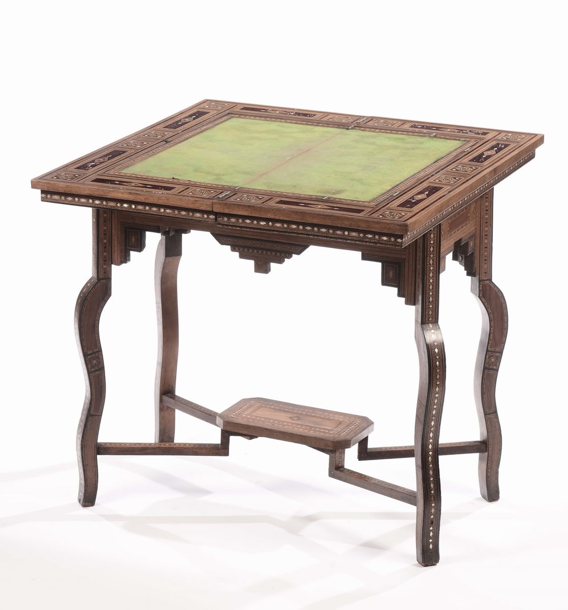 Tavolino da Gioco Intarsiato, XIX Secolo