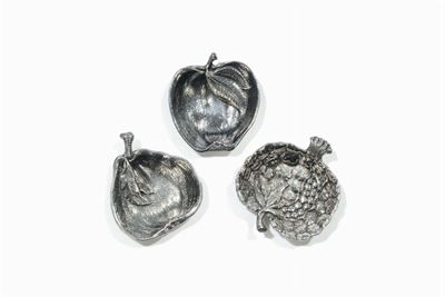Tre Piccole Ciotole a Guisa di Frutti, Sterling 925, Gianmaria Buccellati