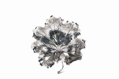 Piatto in Sterling 925 a Guisa di Foglia, Gianmaria Buccellati