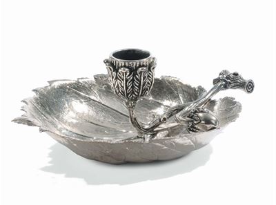 Bugia a Guisa di Foglia Nocciolo, Sterling 925, Gianmaria Buccellati