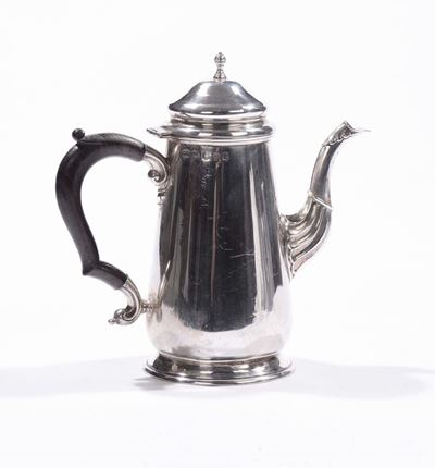Caffettiera in Argento, Inghilterra XIX Secolo