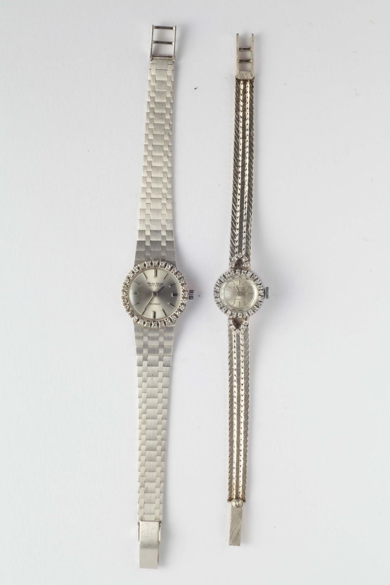 Philippe Watch, lotto di due orologi da polso  - Asta Argenti, Orologi e Gioielli Antichi e Contemporanei - Cambi Casa d'Aste
