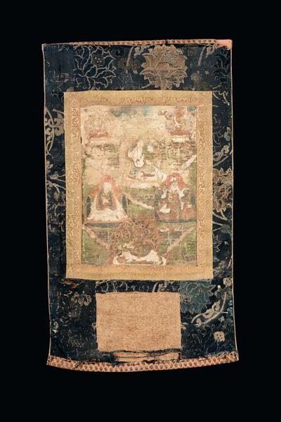 Tanka con Sei Divinità, Tibet, XIX Secolo