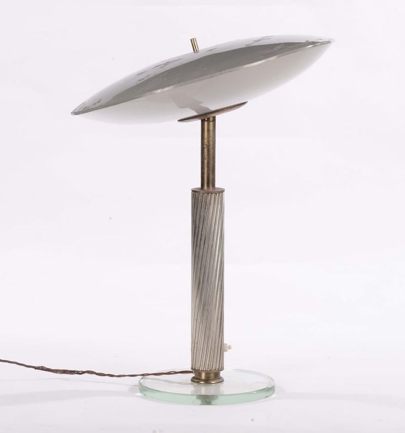 Pietro Chiesa. Lampada da tavolo. Prod. Fontana Arte, Italia, 1940 ca.  - Auction Design - Cambi Casa d'Aste
