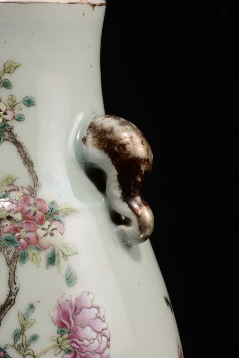 Vaso in Porcellana Famiglia Rosa, Cina XX Secolo
