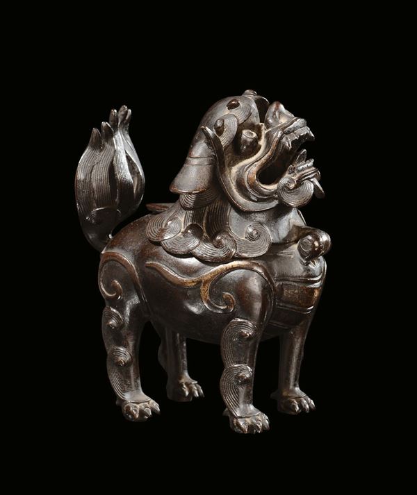 A bronze “Pho Dog” censer, China, Ming Dynasty, 16th century