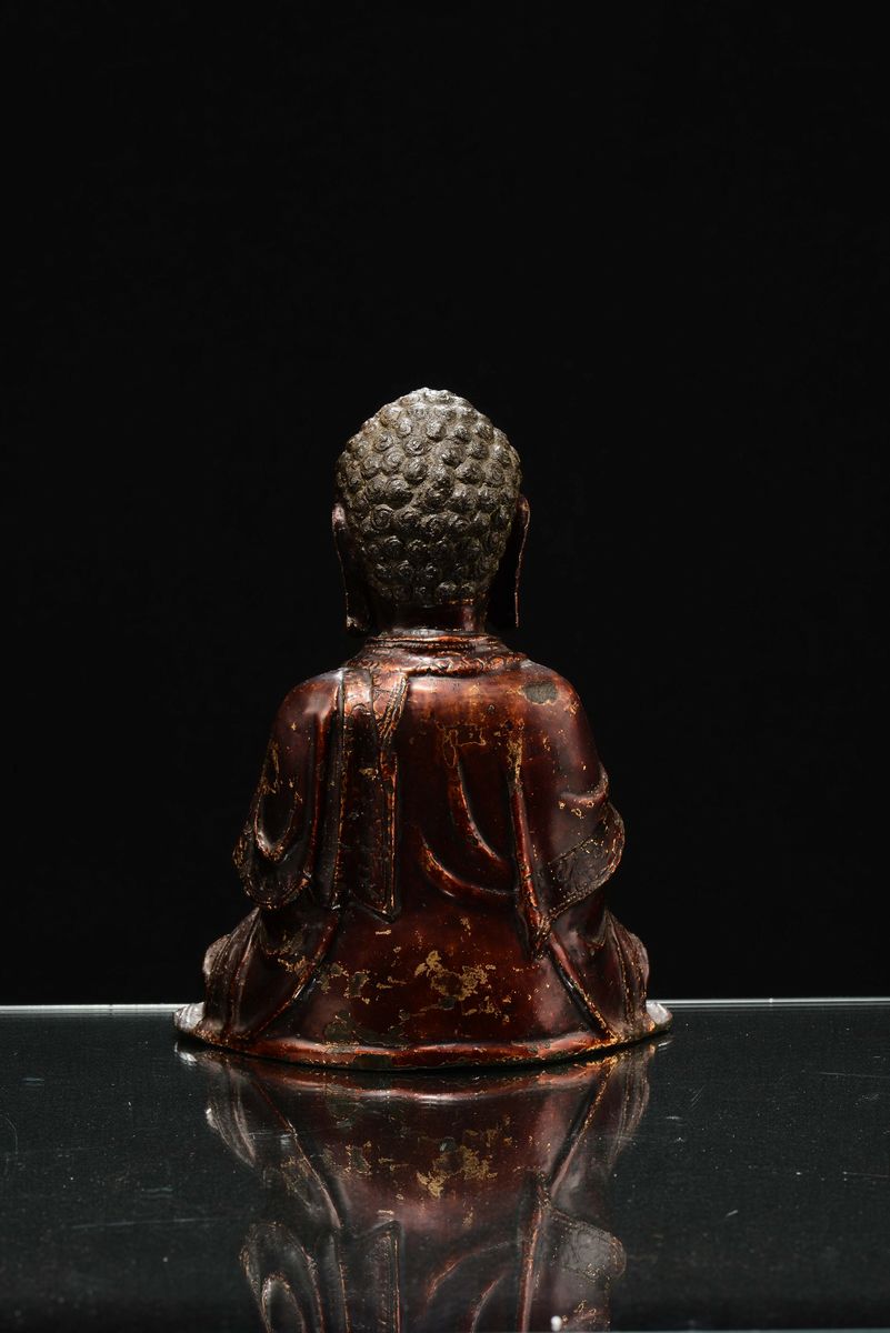 Sakyamuni in Bronzo, Cina, Dinastia Ming, XVII Secolo