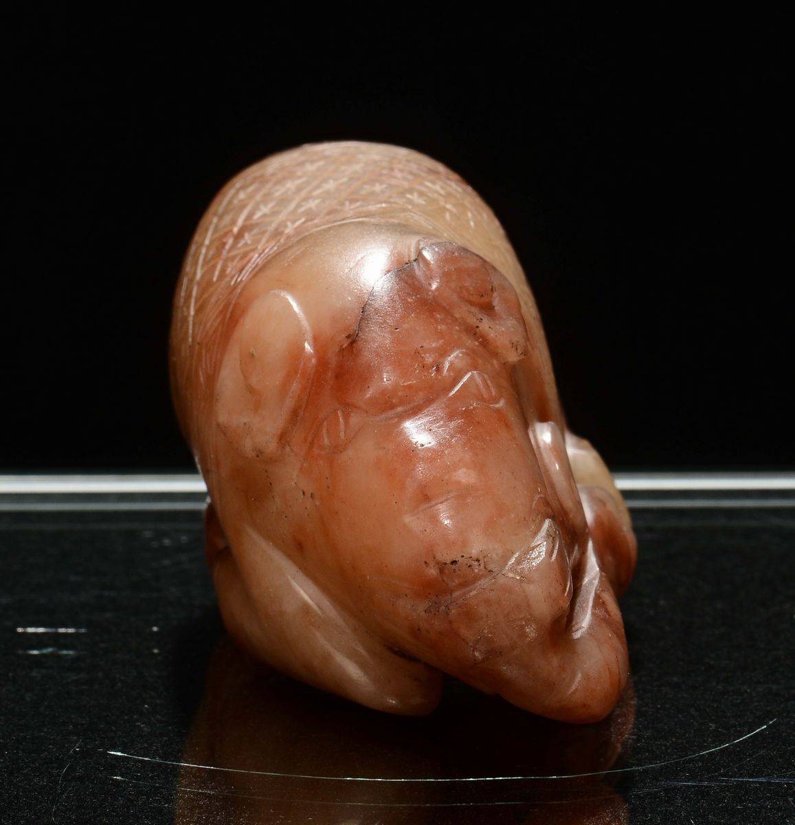 Agata Carneliana Scolpita a Guisa di Elefante, Cina, Dinastia Qing, Fine del XVIII Secolo