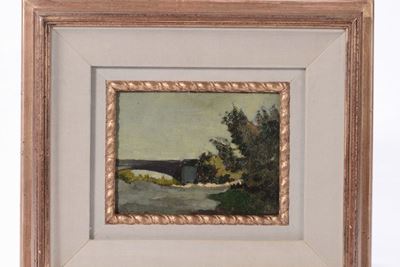 Leonardo Dudreville (1885-1976)ponte del Ticino a Magenta