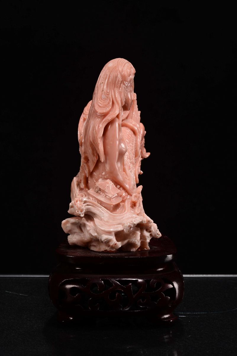 Sirena in Corallo, Cina Inizio XX Secolo