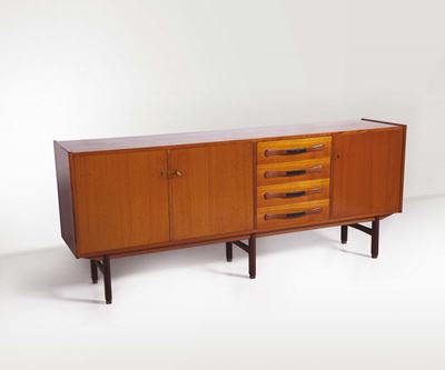 Credenza in Teak. Prod. Italia, 1960 Ca.