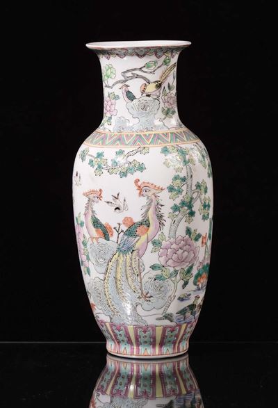 Vaso in Porcellana con Uccelli, Cina