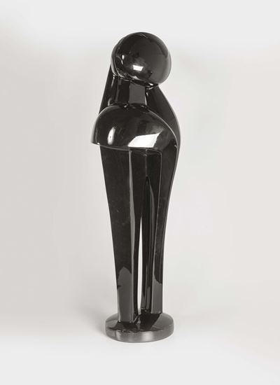 Amelio Roccamonte. Statua Robot in Resina Verniciata. Prod. Italia, 1970