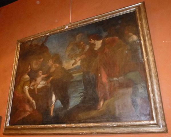 Scuola Genovese del XVII secolo Mosè salvato dalle acque