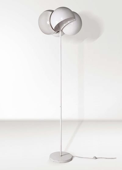 Vico Magistretti. Lampada da Terra Giunone in Metallo Laccato. Prod. Artemide, Italia, 1968