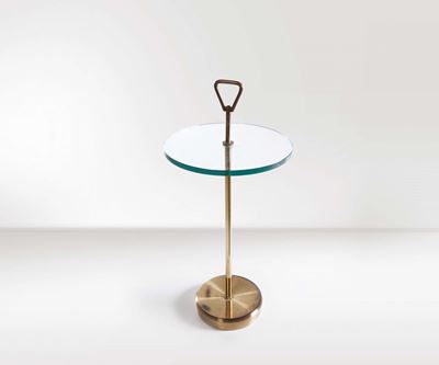 Fontana Arte. Servo Muto in Ottone e Cistallo Molato Etichetta Manifattura Prod. Fontana Arte, It...