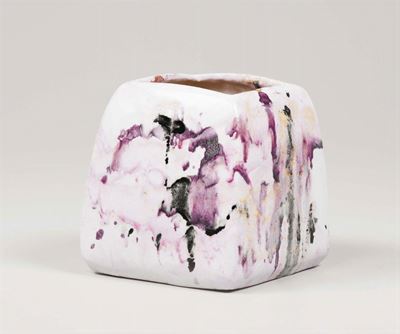 Marcello Fantoni. Vaso in Ceramica Smaltata. Prod. Fantoni, Italia, 1950 Ca.