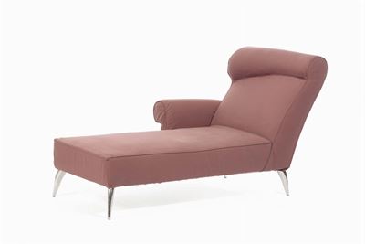 Philippe Starck Dormeuse con Struttura in Acciaio, Imbottitura in Schiume Poliuretaniche e Piedi ...