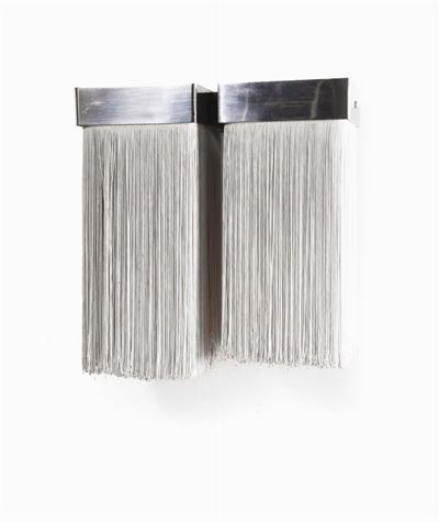 Massimo Vignelli. Coppia di Lampade da Parete Modello 259/2. Prod. Arteluce, Italia, 1966