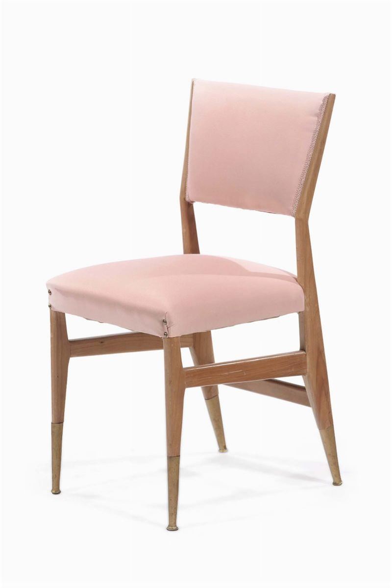 Collezione Mazzocchi. Gio Ponti. Sedia in legno d’ acero. Prod. Ambrosini Mobili, Italia, 1947  - Asta Design - Cambi Casa d'Aste