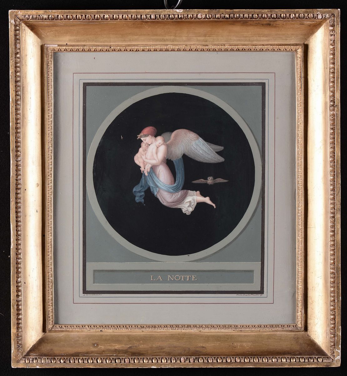 Due Stampe Neoclassiche in Cornice