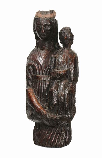 Scultore Toscano del XV Secolomadonnina con Bambino