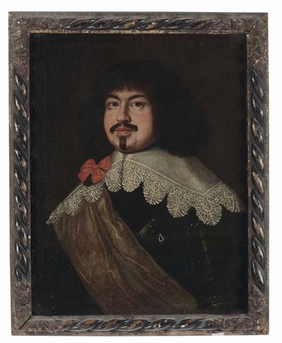 Justus Sustermans (anversa 1597 - Firenze 1681)ritratto di Gentildonna e Gentiluomo