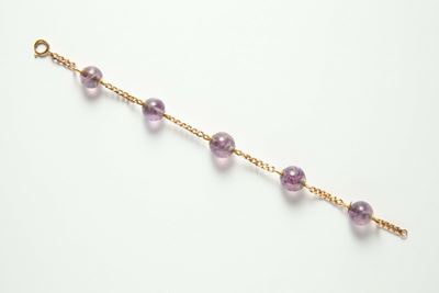 Bracciale con Boules di Ametista