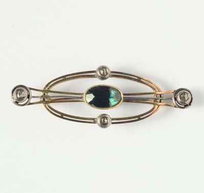 Spilla Art Deco con Quarzi