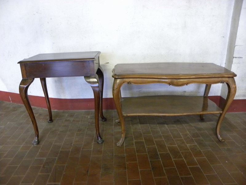 Due tavolini da salotto  - Asta Asta a Tempo 3-2014 - Cambi Casa d'Aste
