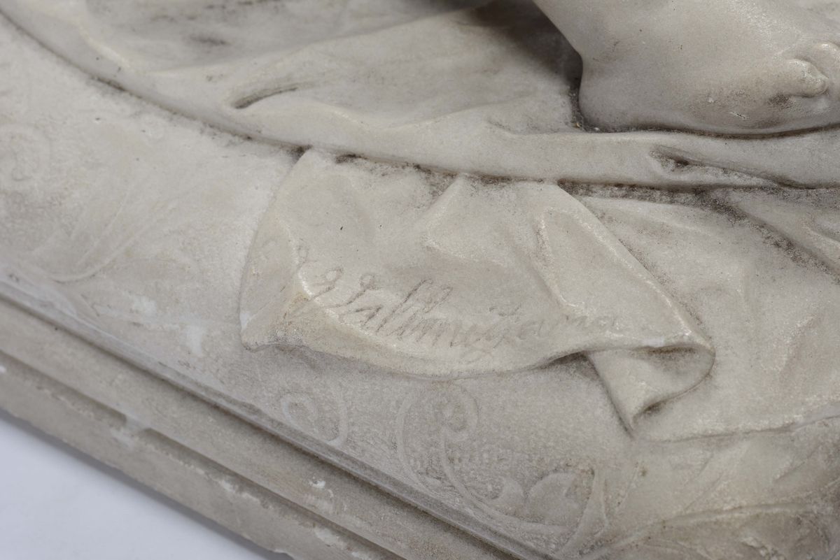 Scultore del XIX Secolobimbo Disteso