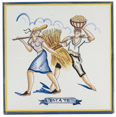 Ceramica Stingo - Napolile Quattro Stagioni