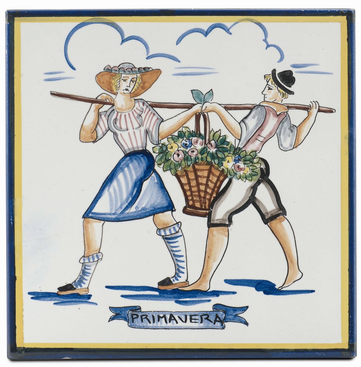 Ceramica Stingo - Napolile Quattro Stagioni