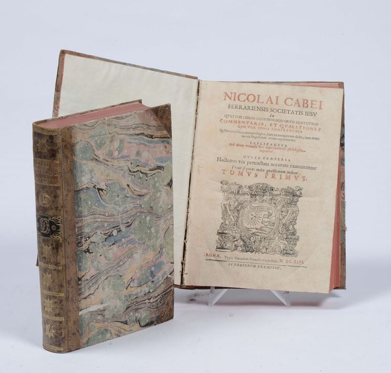 Cabeo, Niccolò In libros meteorologicorum aristotelis commentaria  - Asta Antiquariato e Dipinti Antichi - Cambi Casa d'Aste